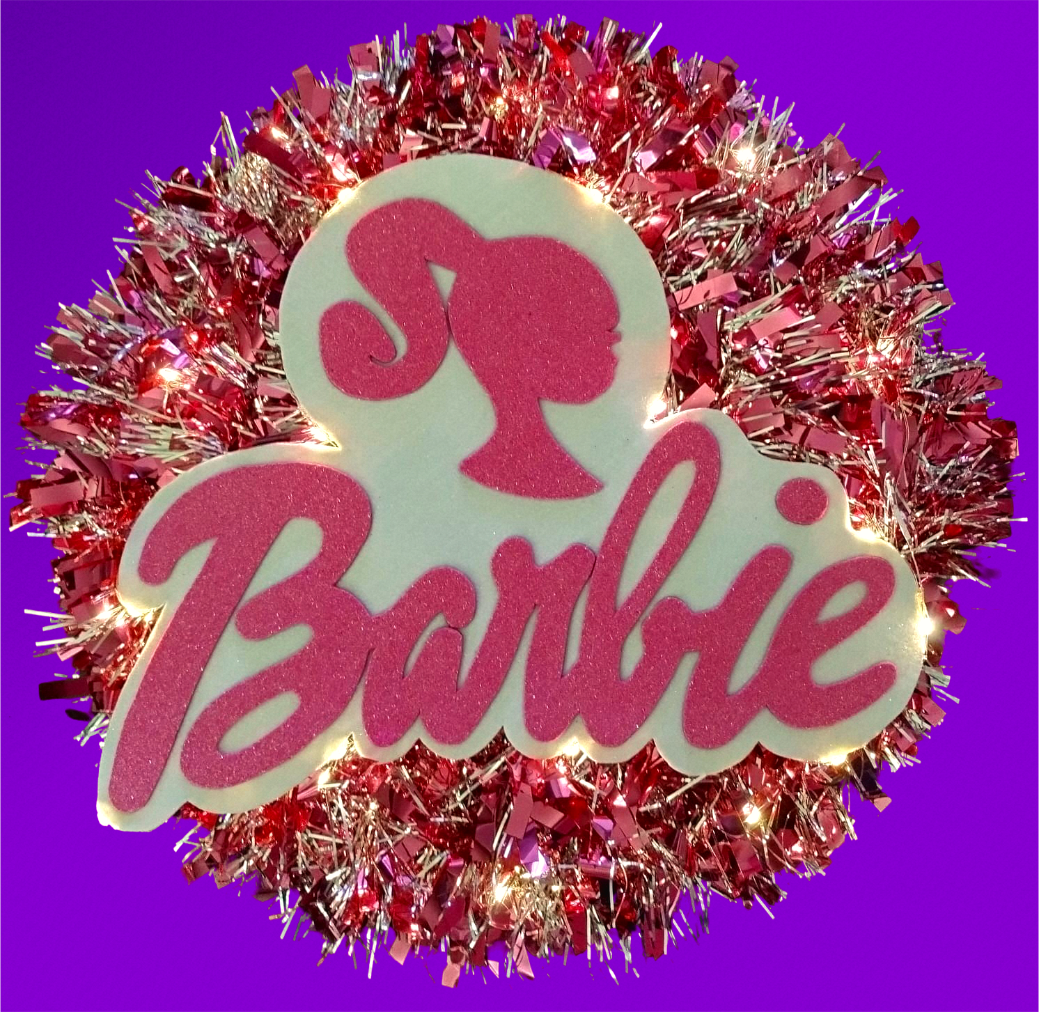 Corona Navideña de Barbie 🌟