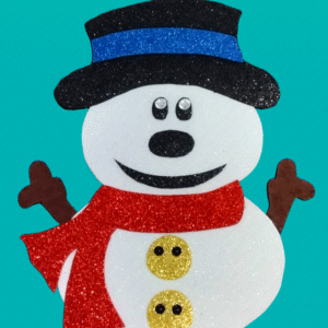 Adorno Navideño Hombre de Nieve☃️