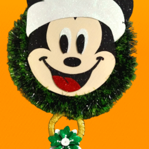 Corona Navideña de Mickey Mouse 🐭
