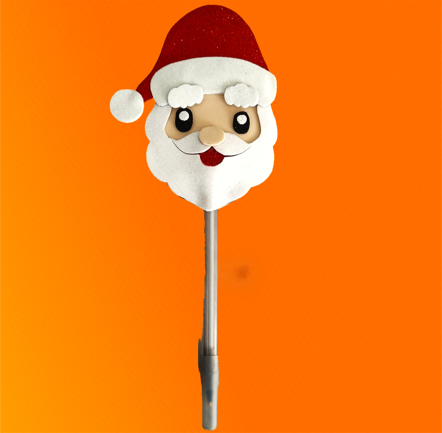 Lapicero con adorno de Santa Claus🎅